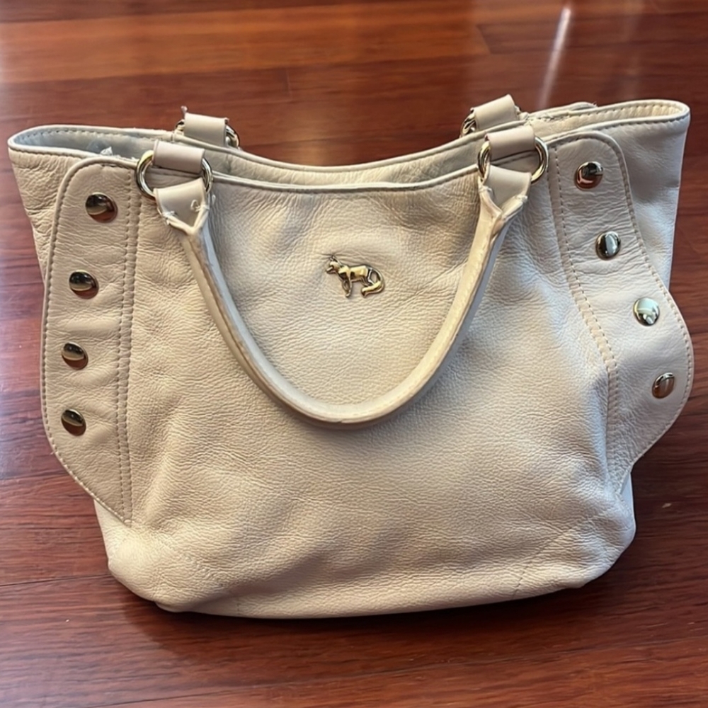 EMMA FOX LEATHER HANDBAG